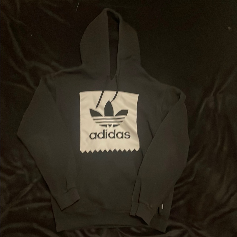 Adidas Black Hoodie with Logo